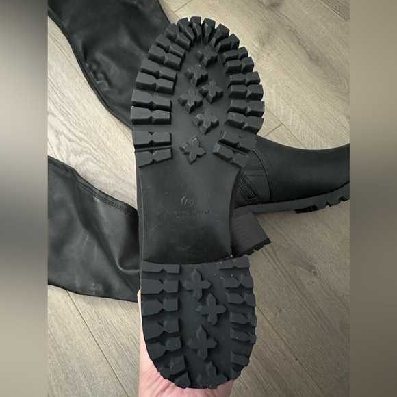 NEW WITH BOX Lulus Over the Knee Boots in Black - Picture 6 of 10